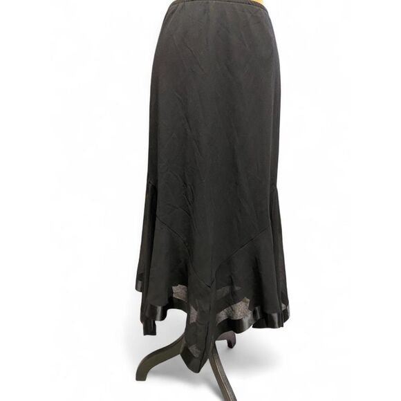 Y2K Whimsigoth Fairy Festival Asymmetrical Feminine Grunge Punk Maxi Skirt - Picture 2 of 7